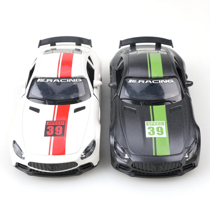 Benz GT 1:36 Diecast Model Car in Grey or White 3 Benz GT 1:36 Diecast Model Car in Grey or White - Image 3