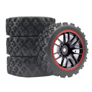 Off-Road RC Tire and White Wheel Set for 1/10 Scale 13 S1cdf11e918874c47b4ee5cfb88ff273fk