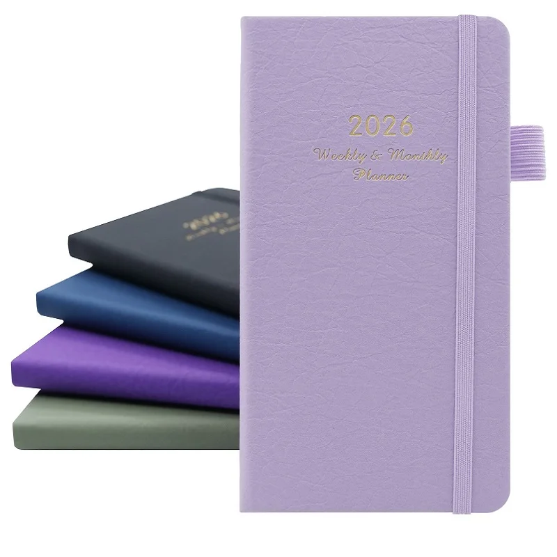 Elegant 2026 Weekly & Monthly Planner in PU Leather 3 Elegant 2026 Weekly & Monthly Planner in PU Leather - Image 3