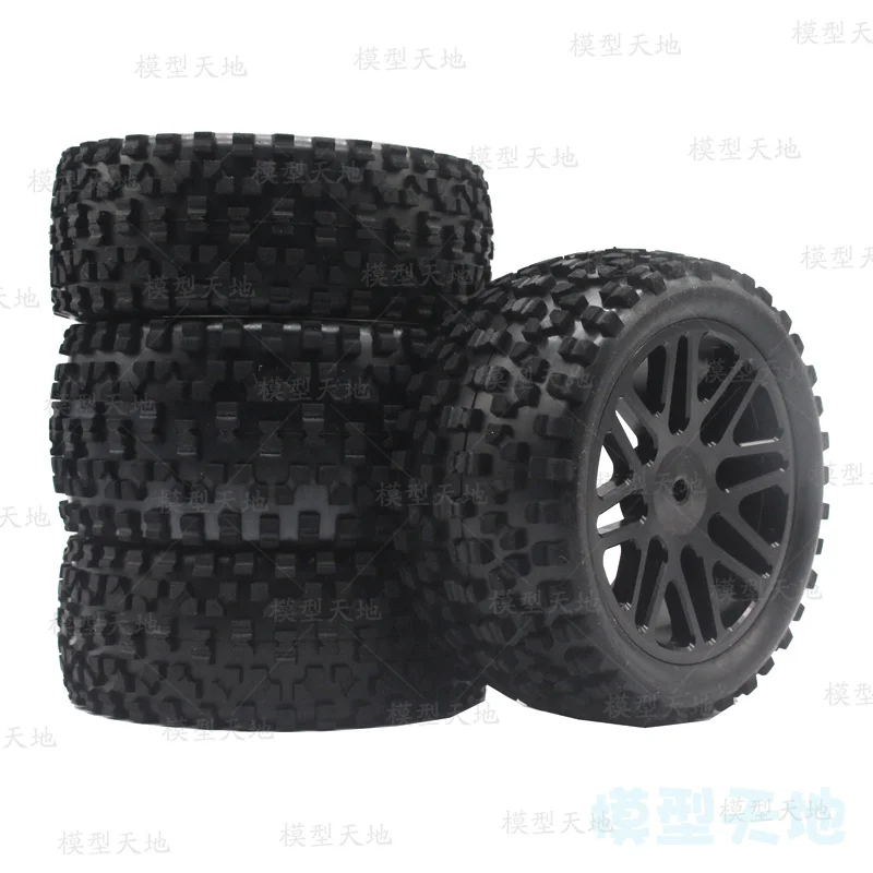 Off-Road RC Tire Set with Aluminum Rims 3 Off-Road RC Tire Set with Aluminum Rims - Image 3