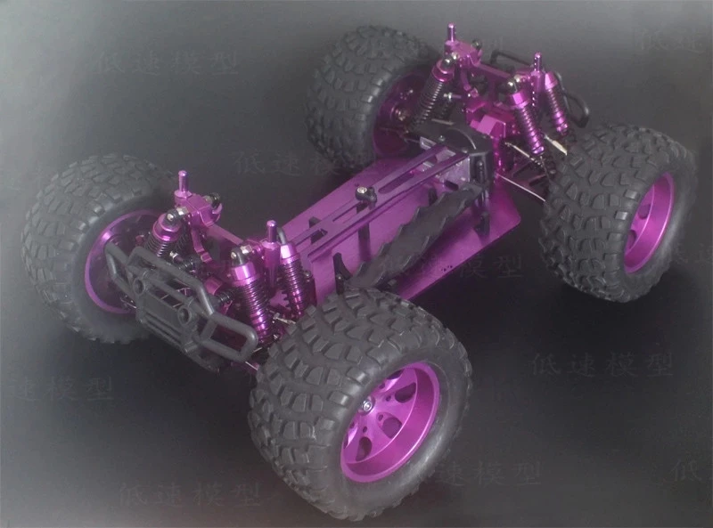 Blue 1/10 Scale Metal RC Frame for Off-Road Vehicles 3 Blue 1/10 Scale Metal RC Frame for Off-Road Vehicles - Image 3