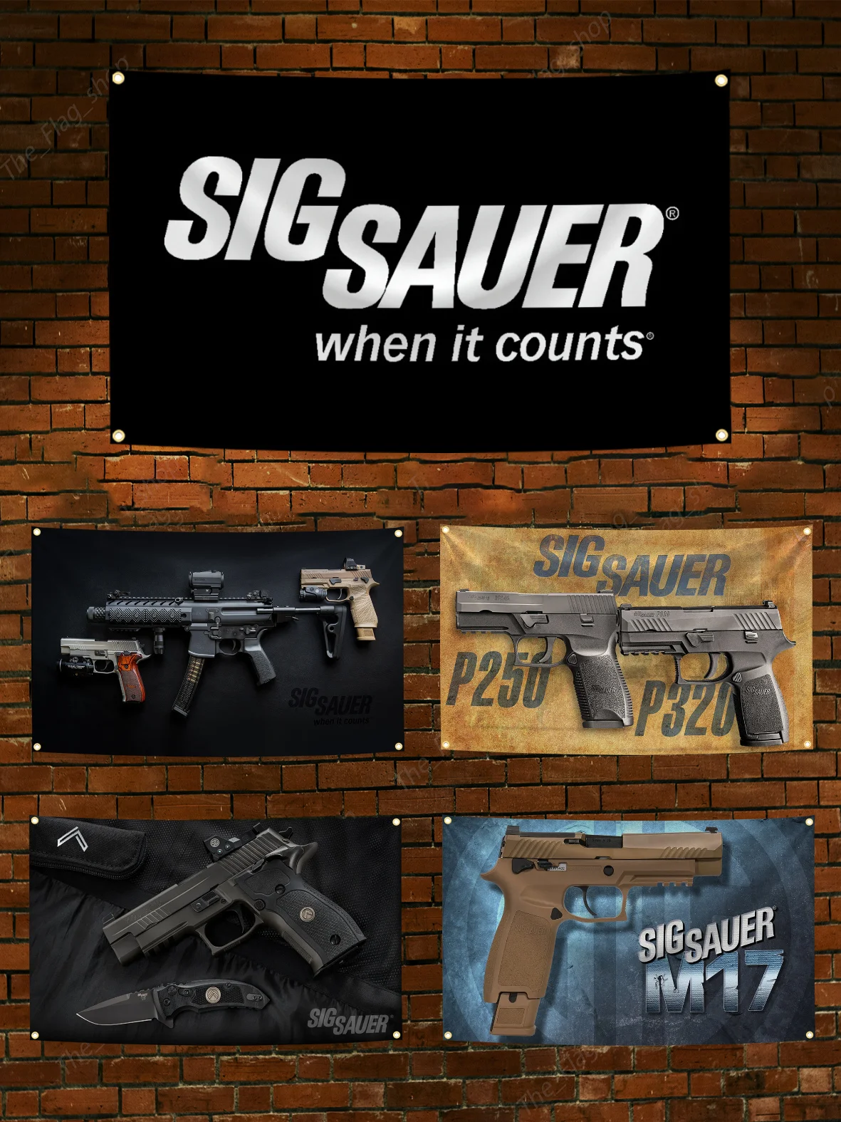 SIG Sauer P320 Banner for Outdoor Use 2 SIG Sauer P320 Banner for Outdoor Use - Image 2