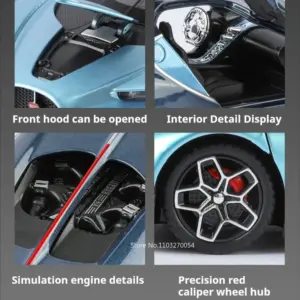 1:24 Alloy Car Model with Lights and Sound 13 S1fb22e640427411d8eb9e24214ae48f5V
