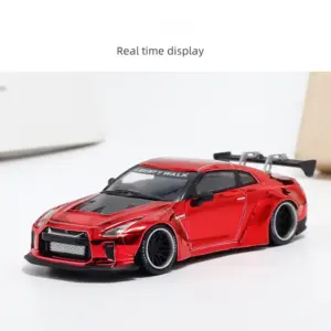 Vibrant Red Nissan GTR R35 Diecast Model