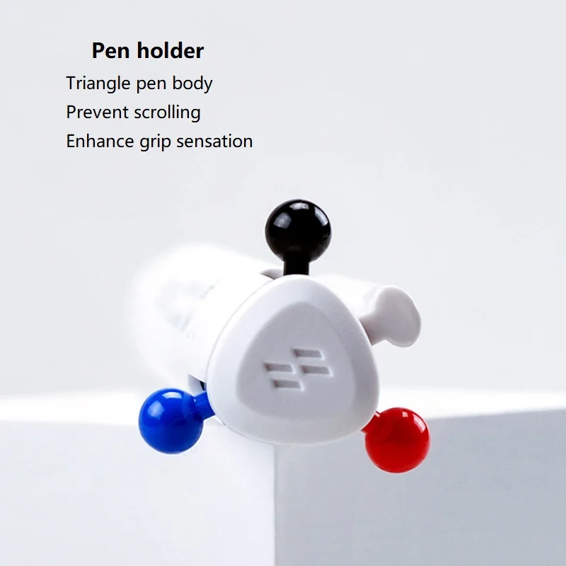 Tri-Color Ergonomic Gel Pen with 0.5mm Tip 4 Tri-Color Ergonomic Gel Pen with 0.5mm Tip - Image 4