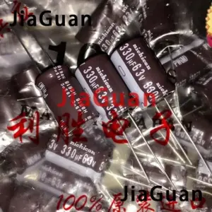 Nichicon PW 330μF 63V Electrolytic Capacitors Set