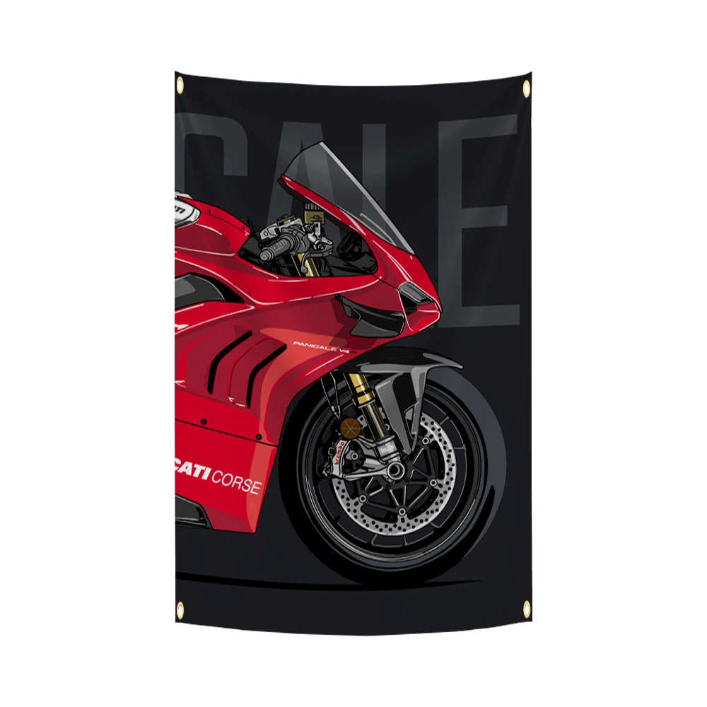 Ducati 90x150cm Motorcycle Wall Flag 10 Ducati 90x150cm Motorcycle Wall Flag - Image 10