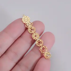 Stainless Steel 7 Chakra Yoga Charm 10 S21928ad189f44d129f25325ba8e70307J