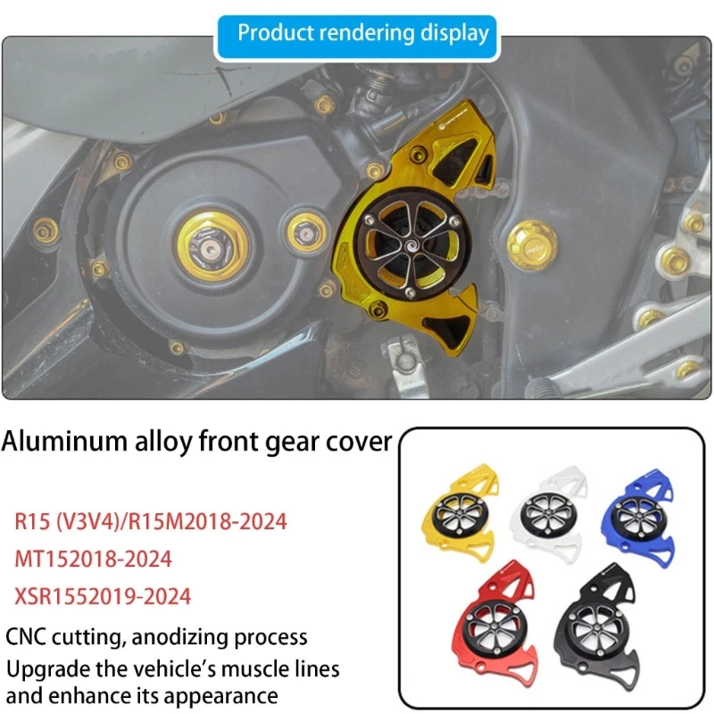 Aluminum Front Tooth Cover for R15M 15 MT15 XSR155 2 Aluminum Front Tooth Cover for R15M 15 MT15 XSR155 - Image 2