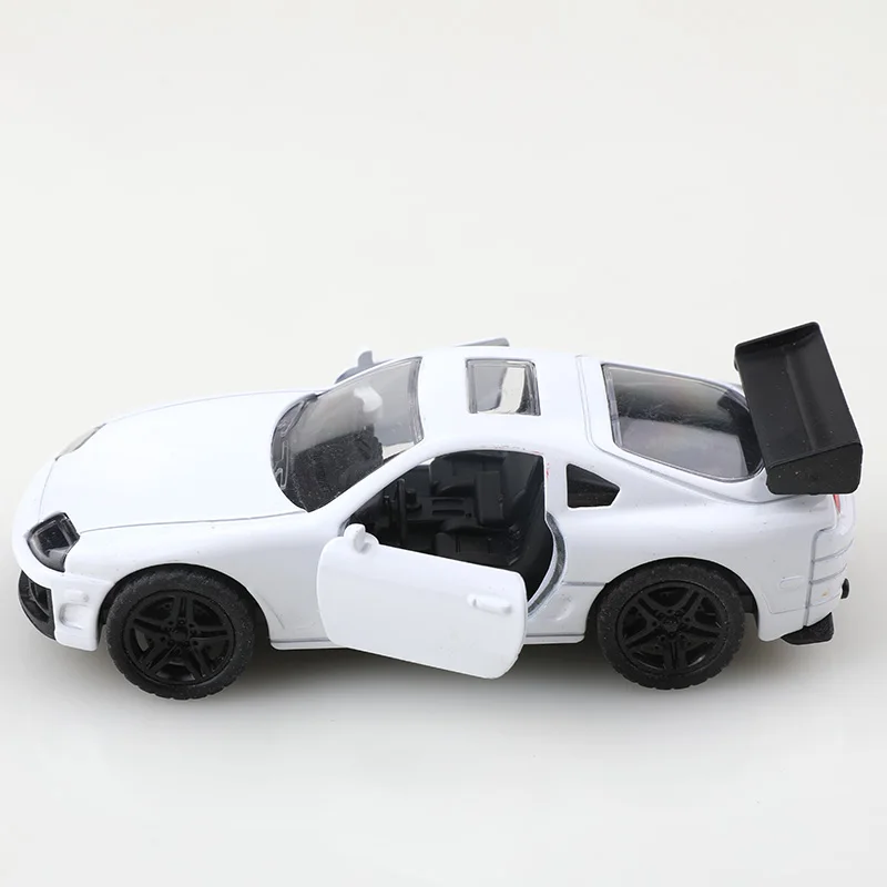 1:36 Scale Diecast Toyota Supra Model in Black and White 5 1:36 Scale Diecast Toyota Supra Model in Black and White - Image 5