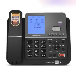 Corded Office Landline Phone with 16GB Storage