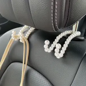 Elegant Pearl Car Hook for Headrest