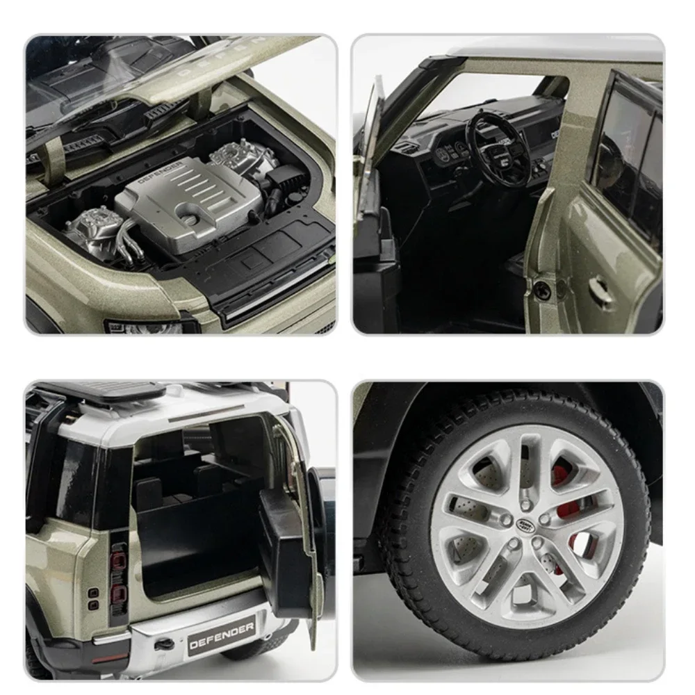 Land Rover Defender Range Rover Diecast Model 5 Land Rover Defender Range Rover Diecast Model - Image 5