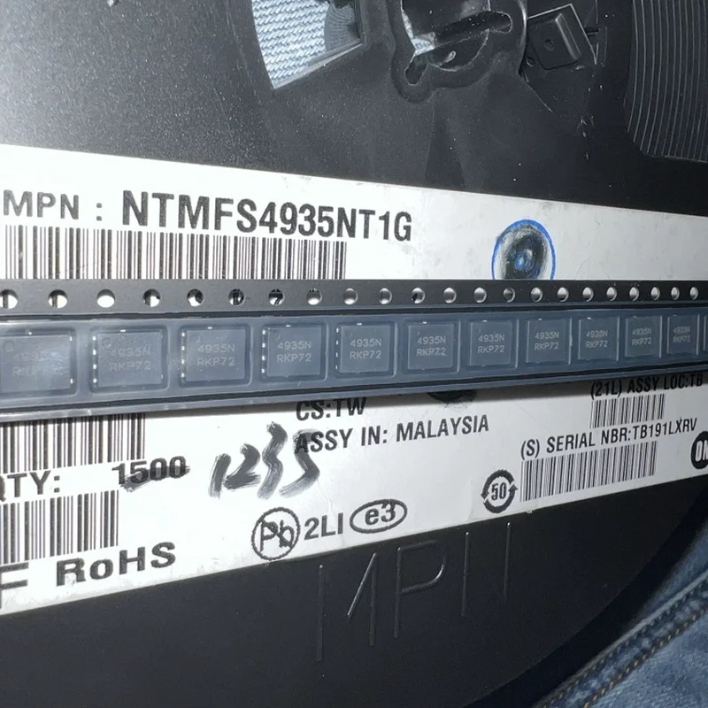 30V 93A N-Channel Power MOSFET This this NTMFS4935NT1G 1 30V 93A N-Channel Power MOSFET This this NTMFS4935NT1G