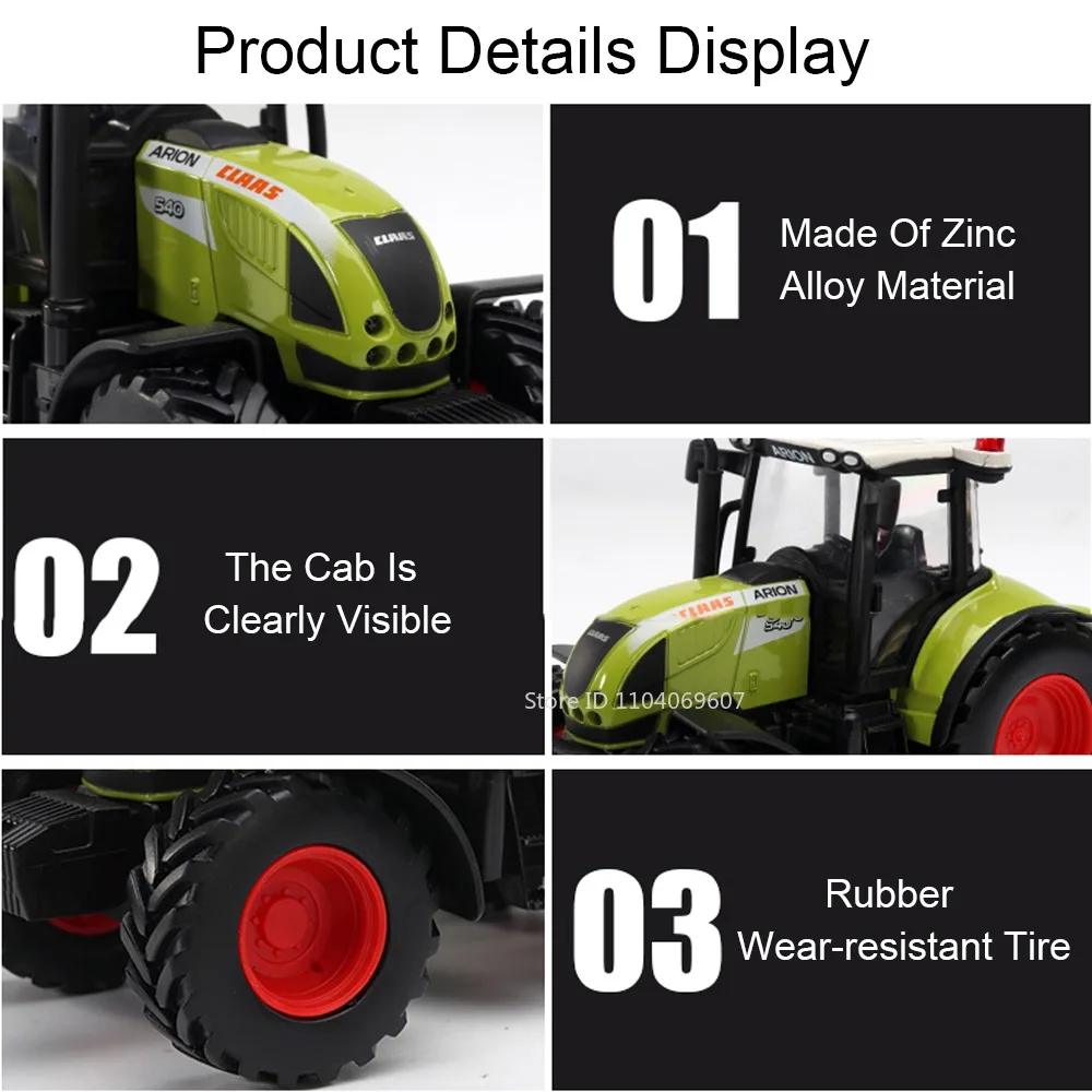 1:32 Scale Agricultural Tractor Model 5 1:32 Scale Agricultural Tractor Model - Image 5