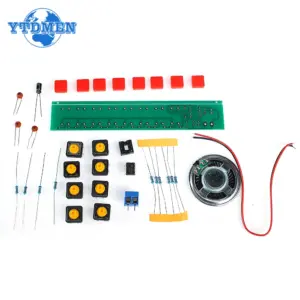 Vibrant DIY Electronic Organ Kit with Green PCB 5 S262fbe3612b348a0a208a6b92625a0f9m
