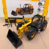 Diecast Alloy 1:32 Scale 550-80 LOADALL Telescopic Arm Multifunctional Forklift Cars Model Adult Toys Classics Gift