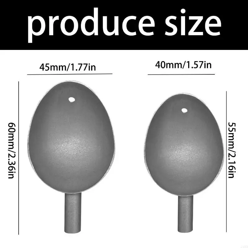 Premium Titanium Fish Bait Scoop, 2 Sizes 3 Premium Titanium Fish Bait Scoop, 2 Sizes - Image 3