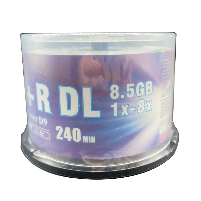 50-Pack 8.5GB Double-Layer DVD+R Discs 2 50-Pack 8.5GB Double-Layer DVD+R Discs - Image 2