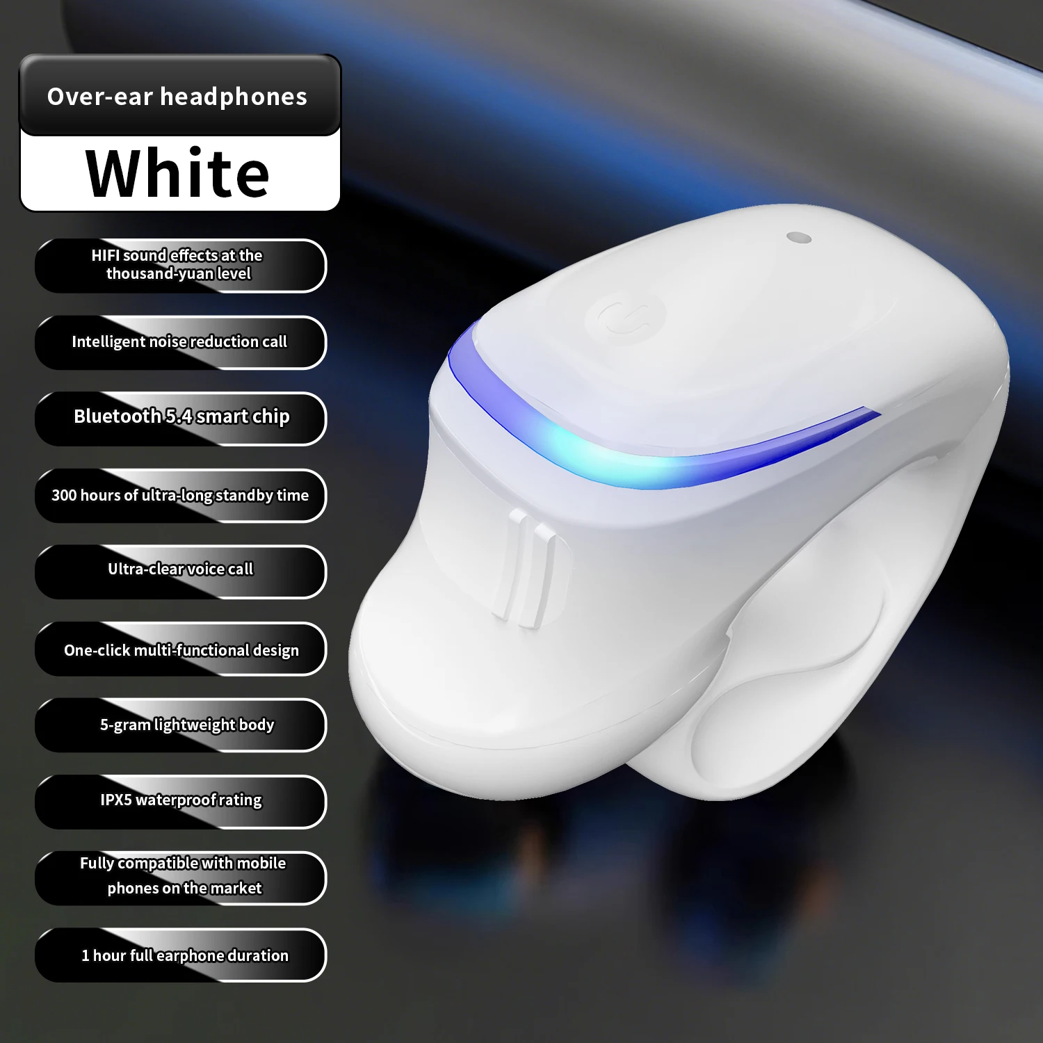 Black Waterproof Bluetooth Earphone with Noise Cancellation 8 Black Waterproof Bluetooth Earphone with Noise Cancellation - Image 8