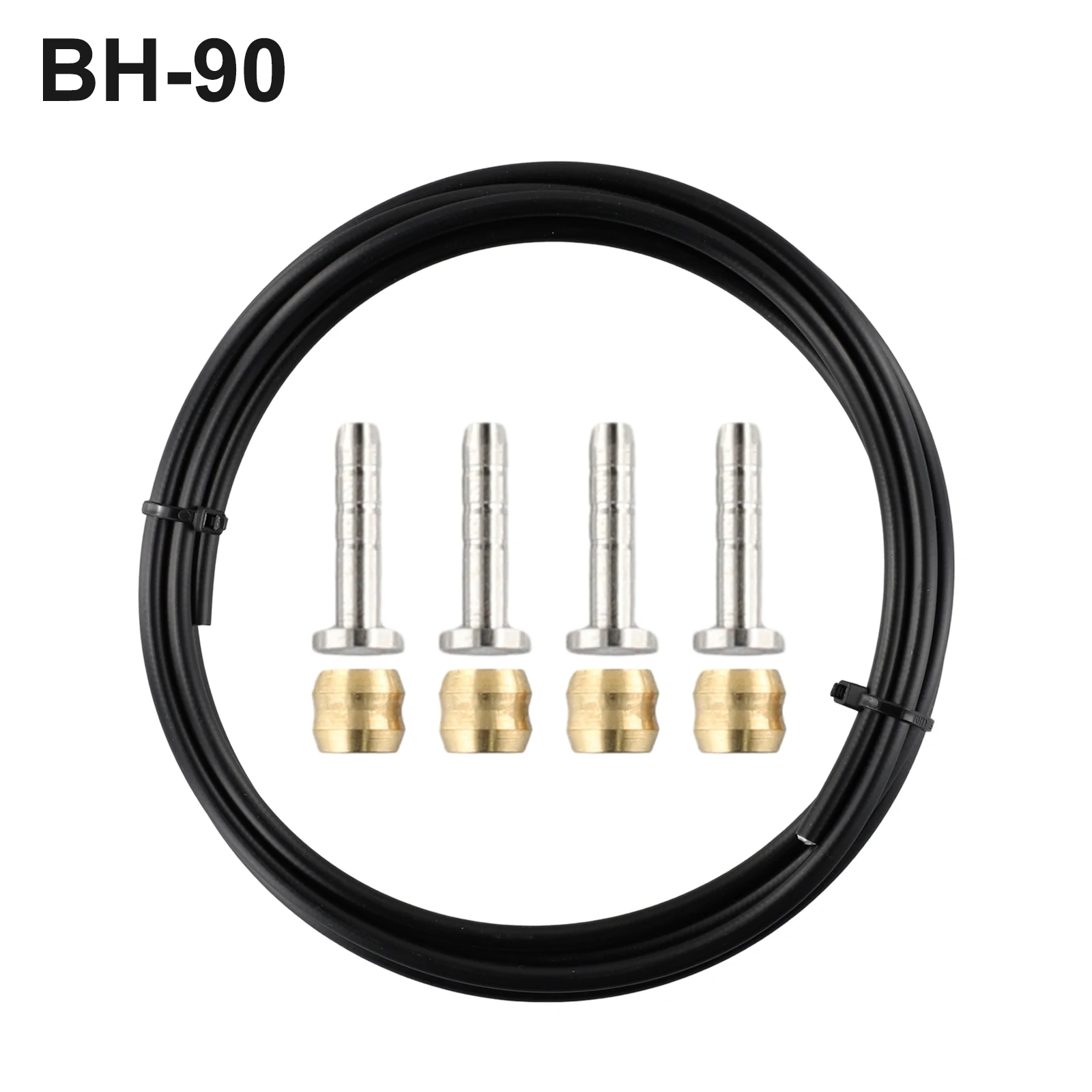 High-Quality Bicycle Hydraulic Brake Hose Set 4 High-Quality Bicycle Hydraulic Brake Hose Set - Image 4