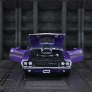 Purple Dodge Challenger R/T Diecast Model 1:24 Scale 12 S27dbf331248b4a499ca403d6a6a010d8c