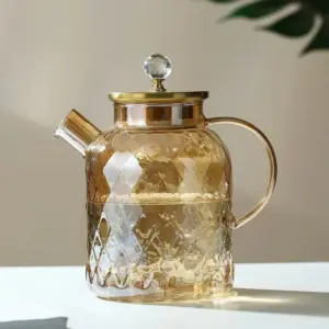 Elegant High Borosilicate Glass Teapot 1000ml/1800ml 13 S27def9a6608c407bb41fbd7a012b2bd0p