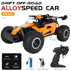 Vibrant Orange 1:16 Scale RC Off-Road Vehicle 16 S28089ab4af004c4e99d3b6cac39f116b5