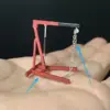 Miniature Pink Crane Model for Collectors