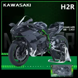 Kawasaki H2R 1:9 Diecast Motorcycle Model 18 S2a115d757e454e818b674c9eca206bf8W