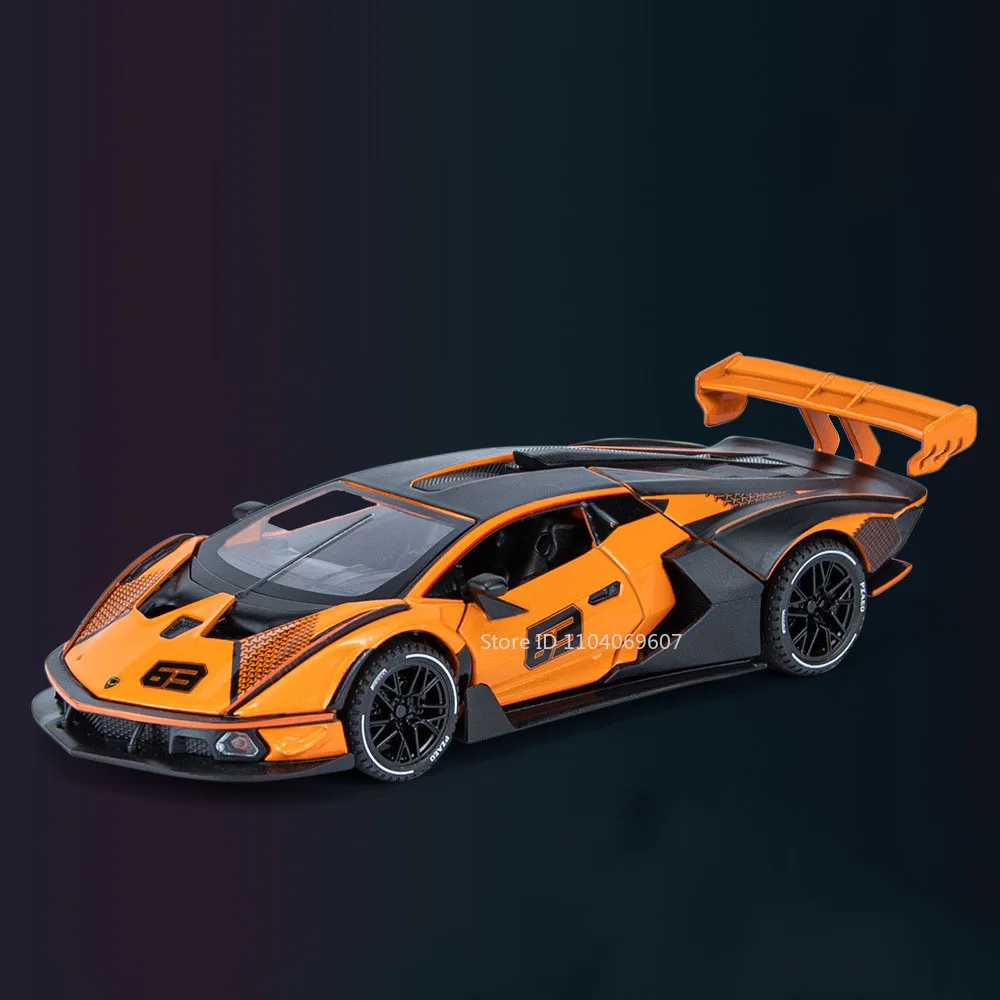 Vibrant Lime Green 1:32 Supercar Model 7 Vibrant Lime Green 1:32 Supercar Model - Image 7