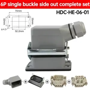 Heavy Duty Waterproof Industrial Connector 16 S2a54095f46584e8492f451a8ef74f1ecG