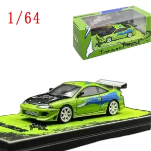 Vivid Green Mitsubishi Eclipse Diecast Model 1/64