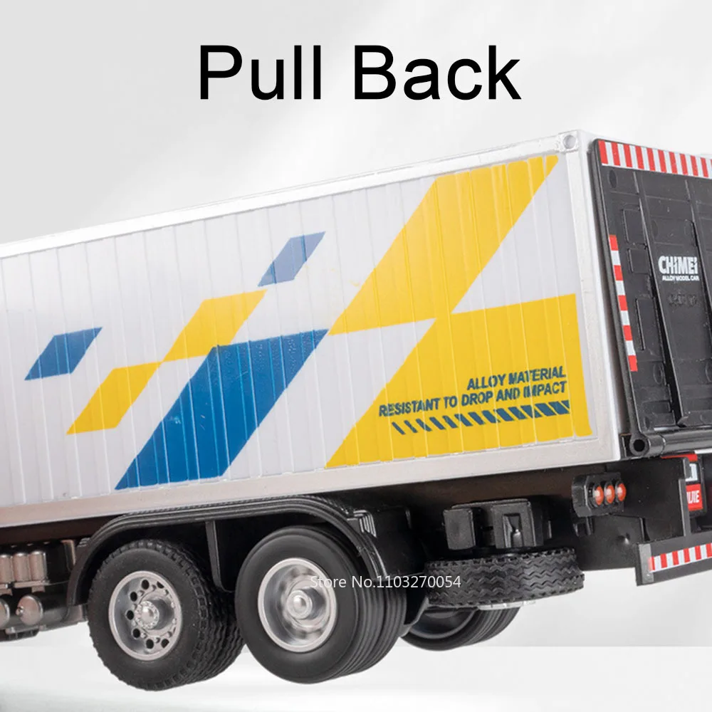 1:32 Alloy Diecast Transport Truck Model 2 1:32 Alloy Diecast Transport Truck Model - Image 2