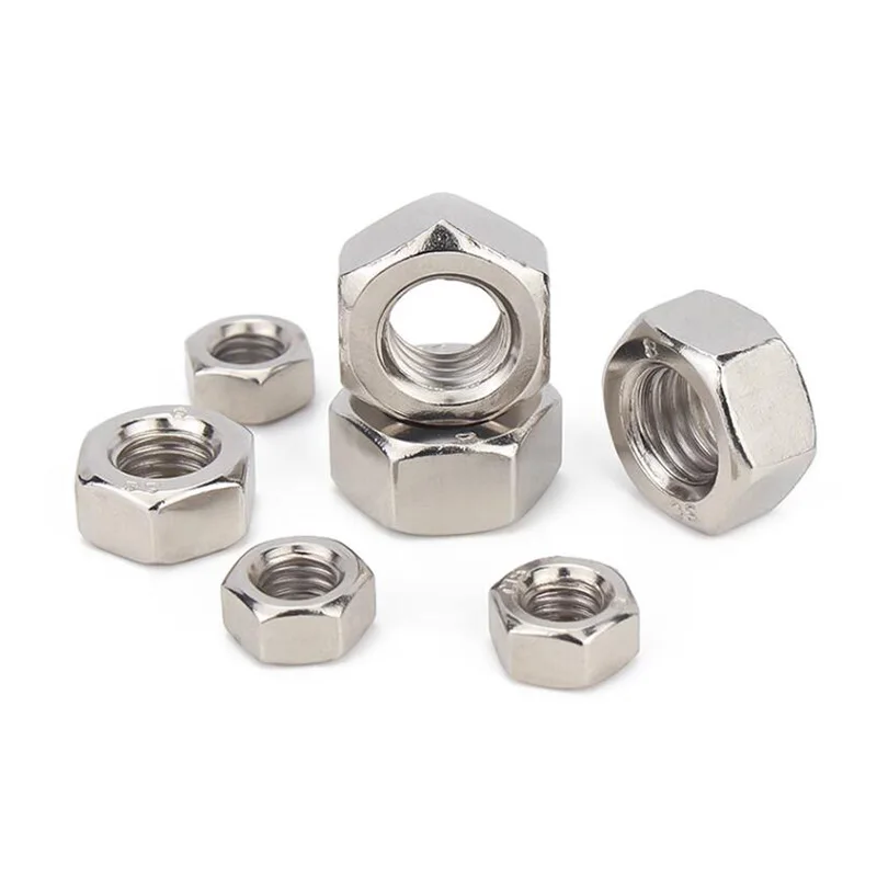 M7 Hexagon Nuts Pack stainless steel Brass 3 M7 Hexagon Nuts Pack stainless steel Brass - Image 3