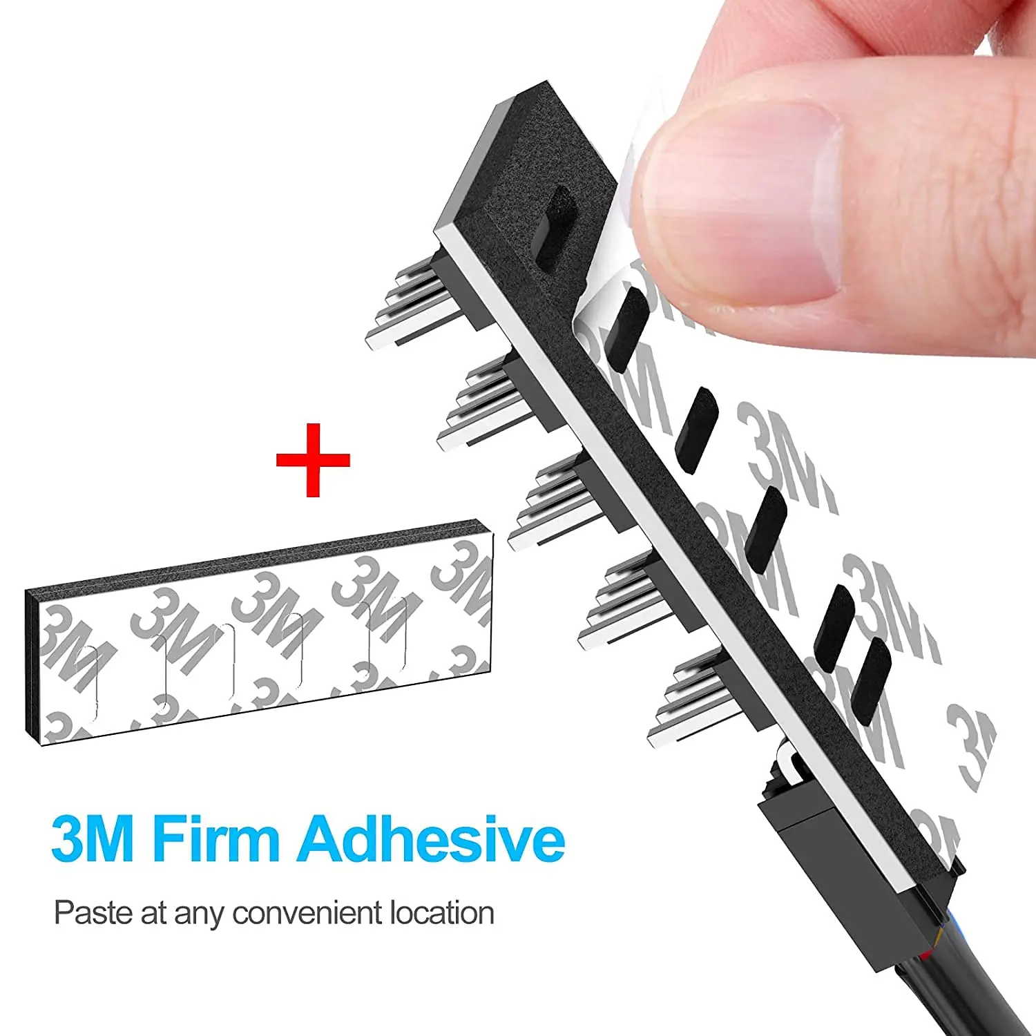 COOLCIRC 4Pin PWM Fan Hub Splitter for PC Fans 2 COOLCIRC 4Pin PWM Fan Hub Splitter for PC Fans - Image 2