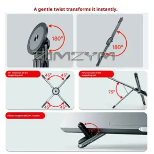 3-in-1 Aluminum Magnetic Adjustable Stand 11 S2c338808e70b471285d87cad3c9fb1bev