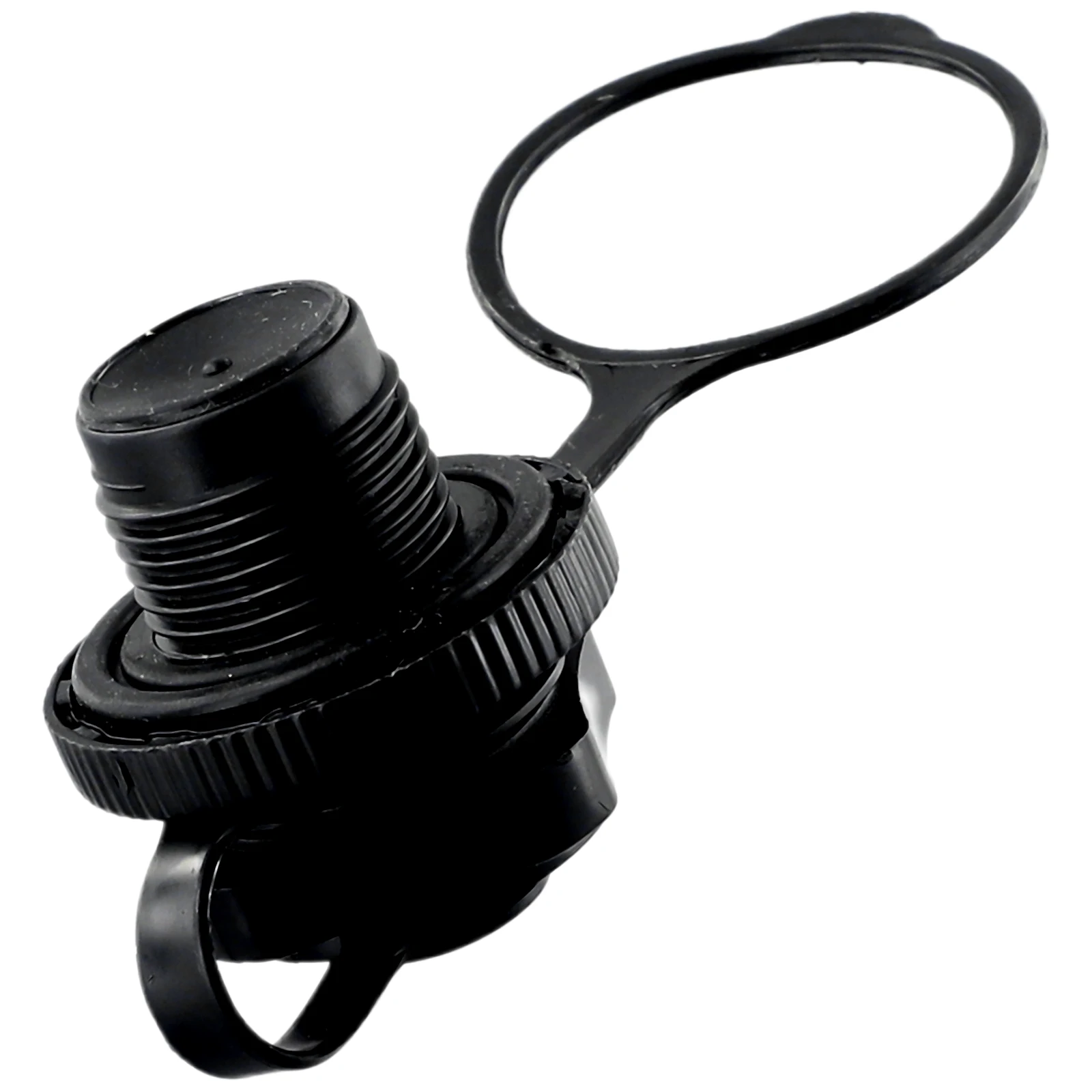 Black Plastic Inflation Valve for Boats and Inflatables 6 Black Plastic Inflation Valve for Boats and Inflatables - Image 6