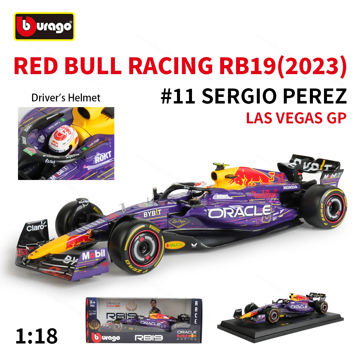 2023 Red Bull RB19 1:18 Scale Die-Cast Model 10 2023 Red Bull RB19 1:18 Scale Die-Cast Model - Image 10