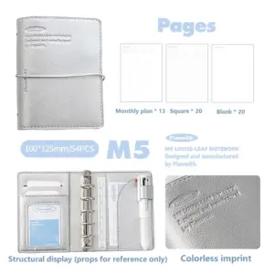 Minimalist Blue Mini Notebook by Planwith 17 S2cf7eb64f05b4931be7e9d31a70b4ad0L