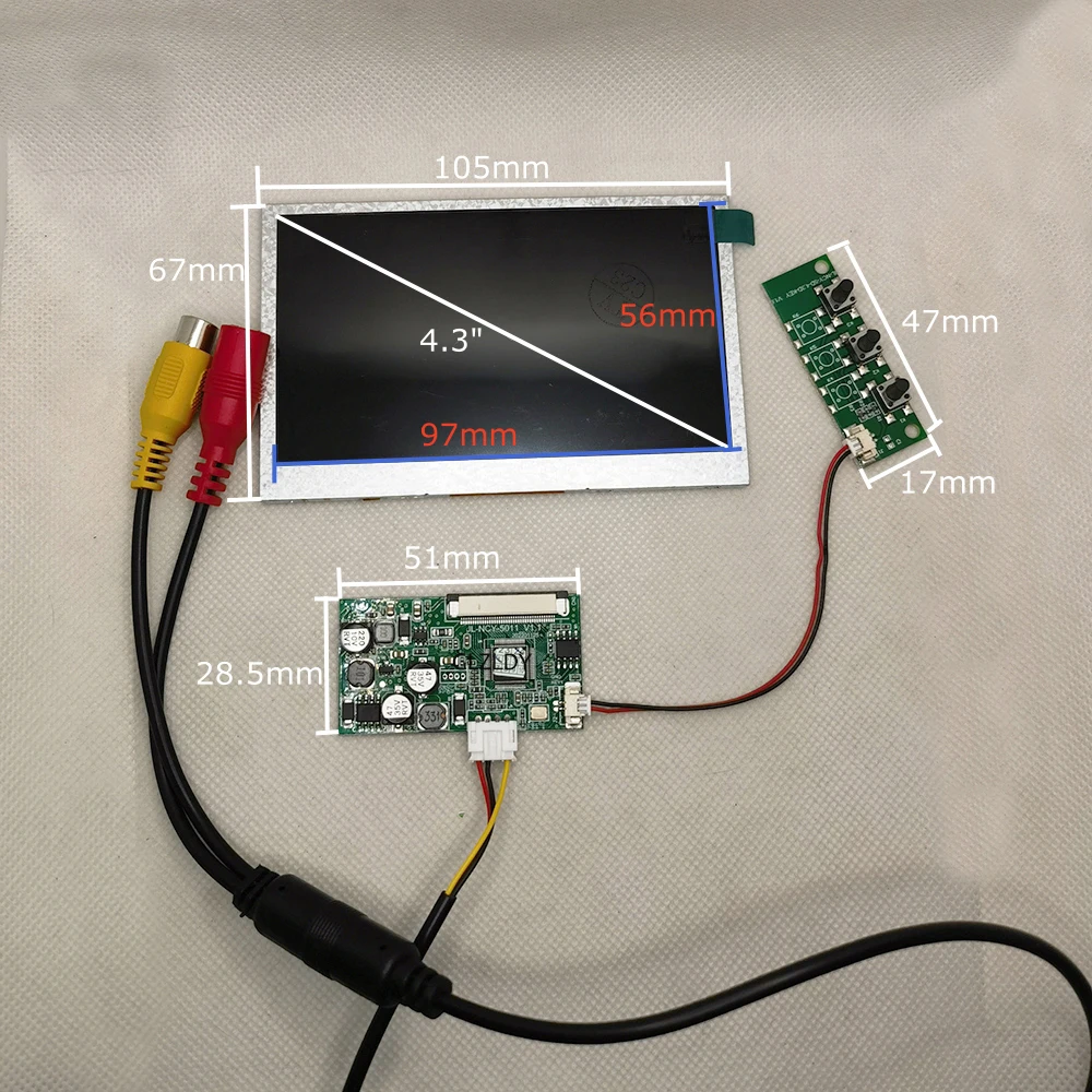 4.3-Inch TFT LCD Display Module 2 4.3-Inch TFT LCD Display Module - Image 2