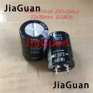 Nichicon GQ 390µF 200V Electrolytic Capacitors Set