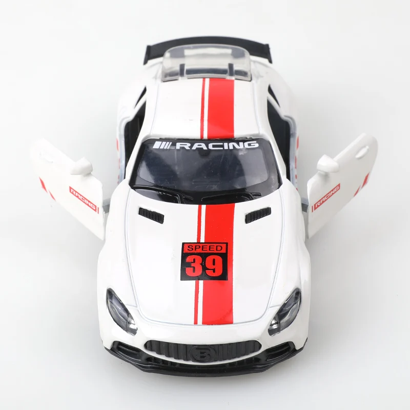Benz GT 1:36 Diecast Model Car in Grey or White 5 Benz GT 1:36 Diecast Model Car in Grey or White - Image 5