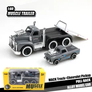 Vintage Die-Cast Truck Set 1:60 Scale in Red 16 S2f936237787f4628bce903c4f4c595abe