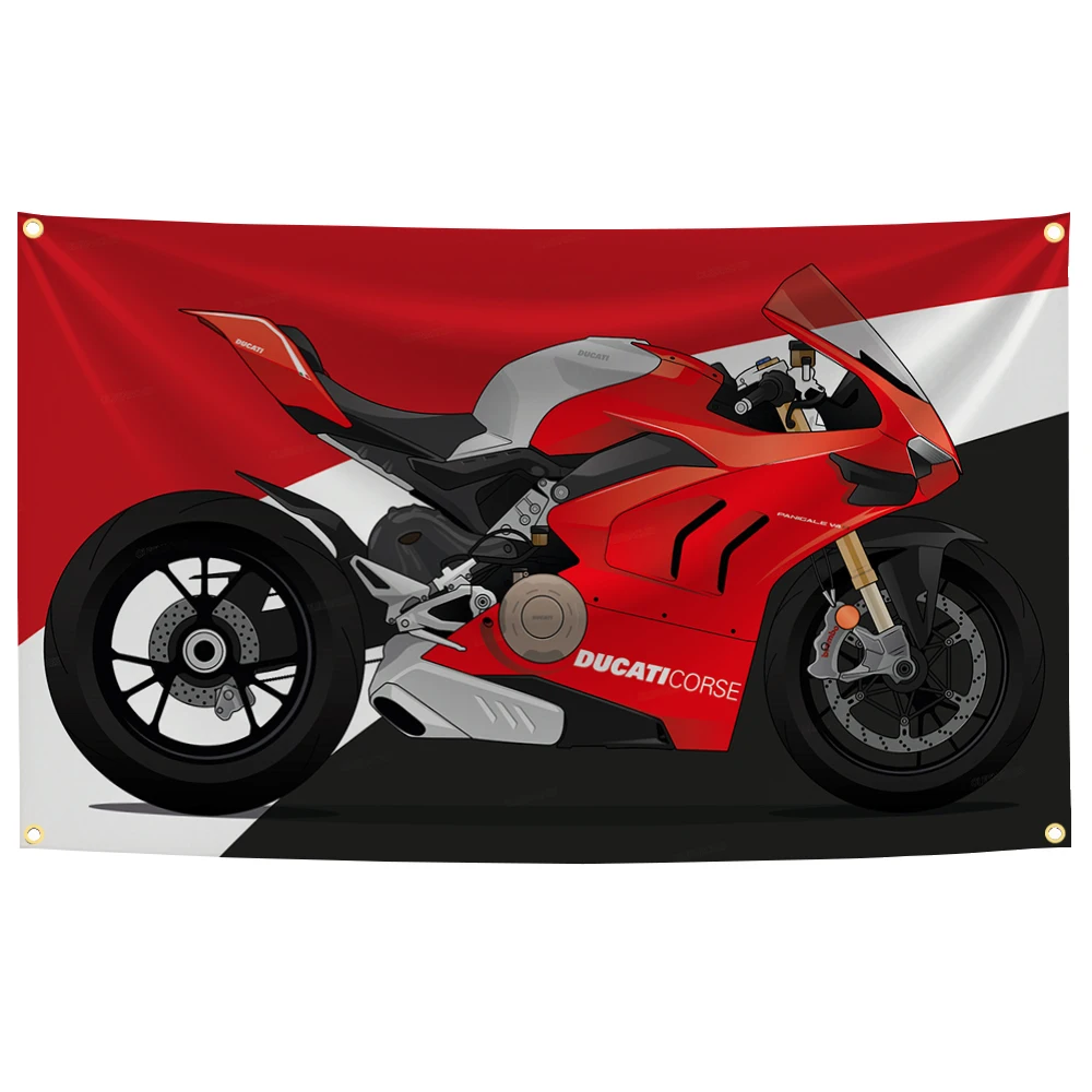 Ducati 90x150cm Motorcycle Wall Flag 5 Ducati 90x150cm Motorcycle Wall Flag - Image 5