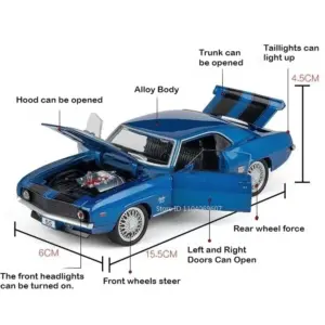 1:32 Scale C2 Camaro SS Diecast Model 15 S30aa87f1264d48de8732aeb7699a255aW
