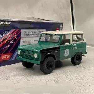 1967 Police Alloy Car Model 1/24 Scale