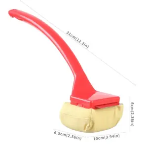 Red Eco-Friendly Grill Cleaning Brush with PVC Head 7 S3176a30dad0845bebb5b9030b5a14df7M