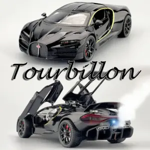 Black Supercar Model by MAKEDA