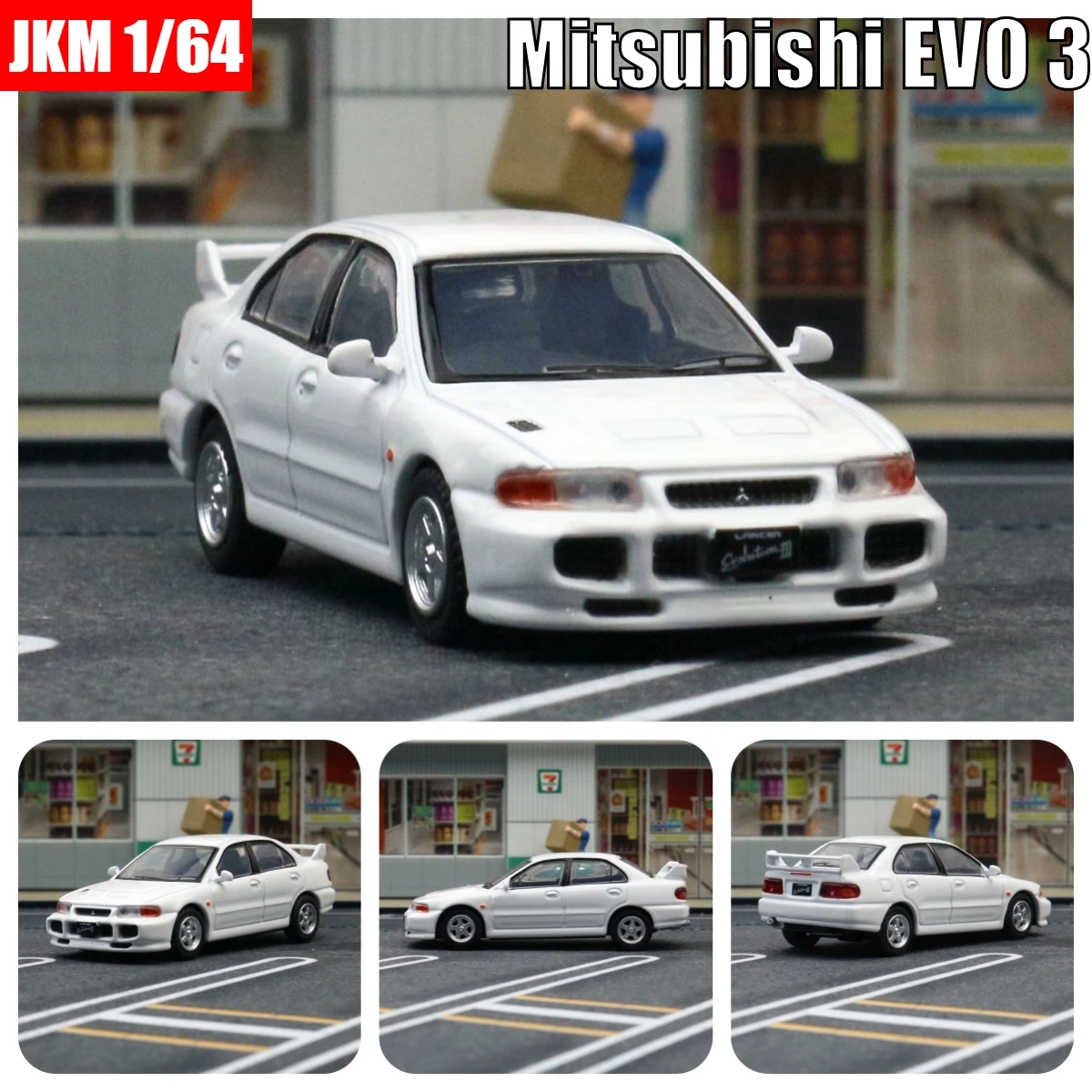 Mitsubishi EVO 3 1:64 Diecast Model Car 9 Mitsubishi EVO 3 1:64 Diecast Model Car - Image 9